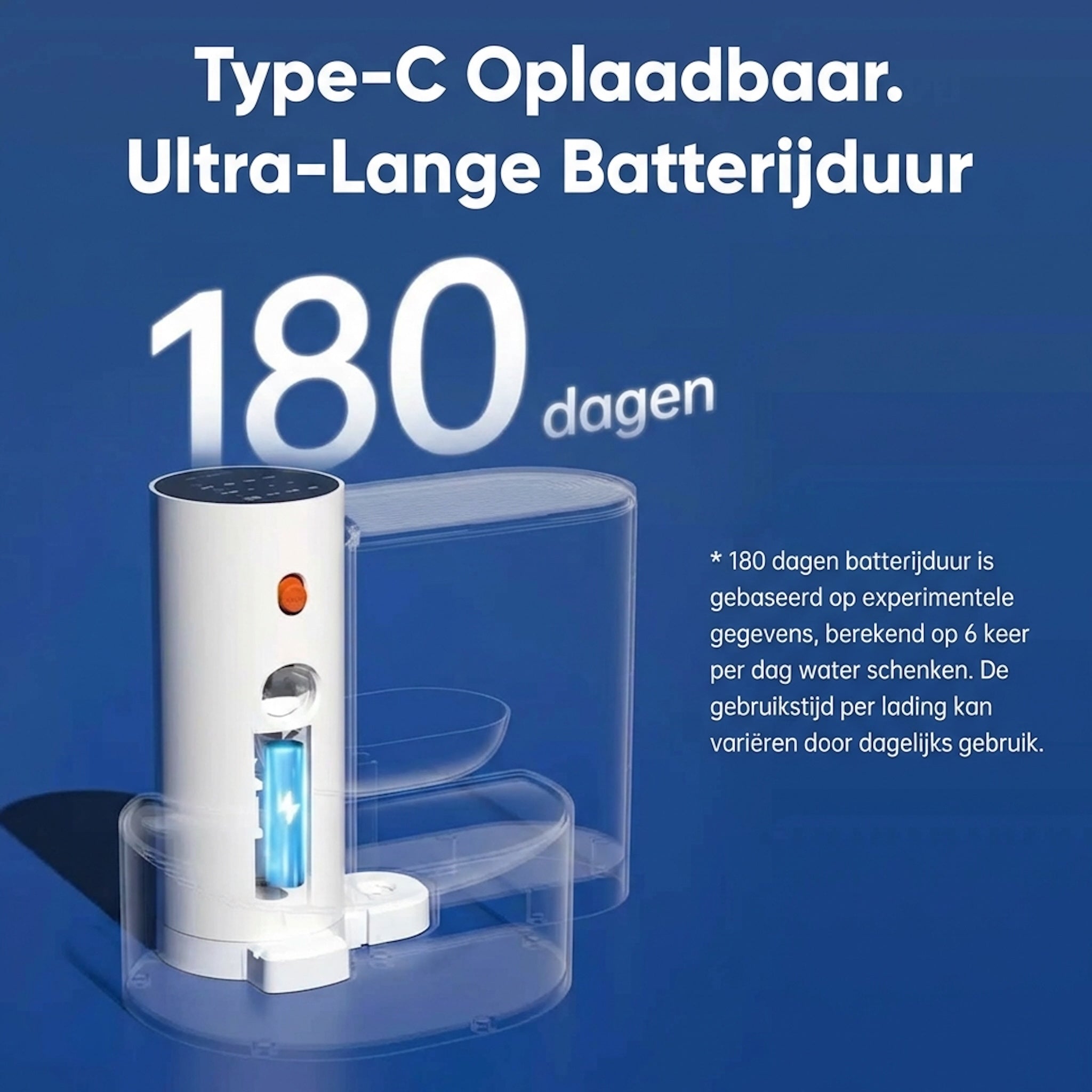 PetGravity Slimme Drinkfontein - Draadloos & Filtervrij (3L)