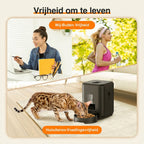 Slimme Voerautomaat met HD Camera - 2L - WiFi & App Bediening