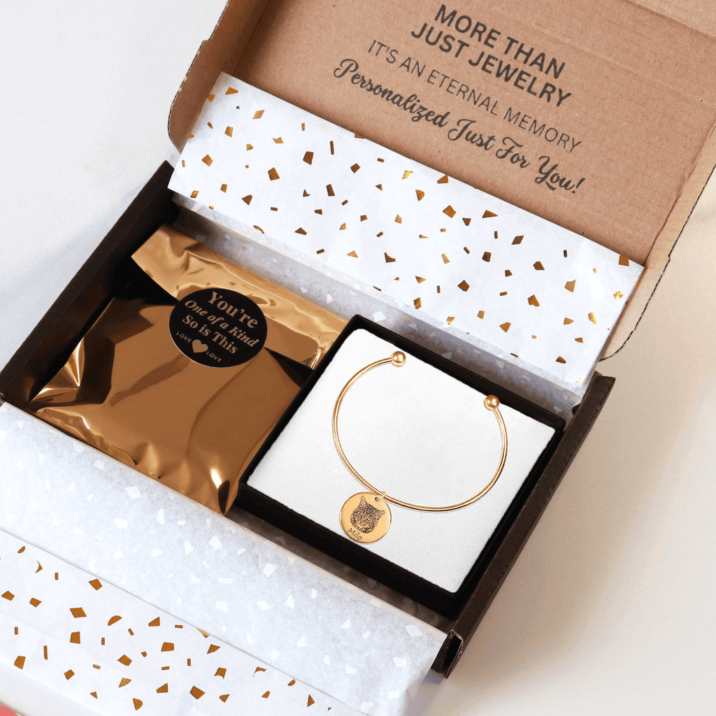 Custom Cat Portrait Bangle