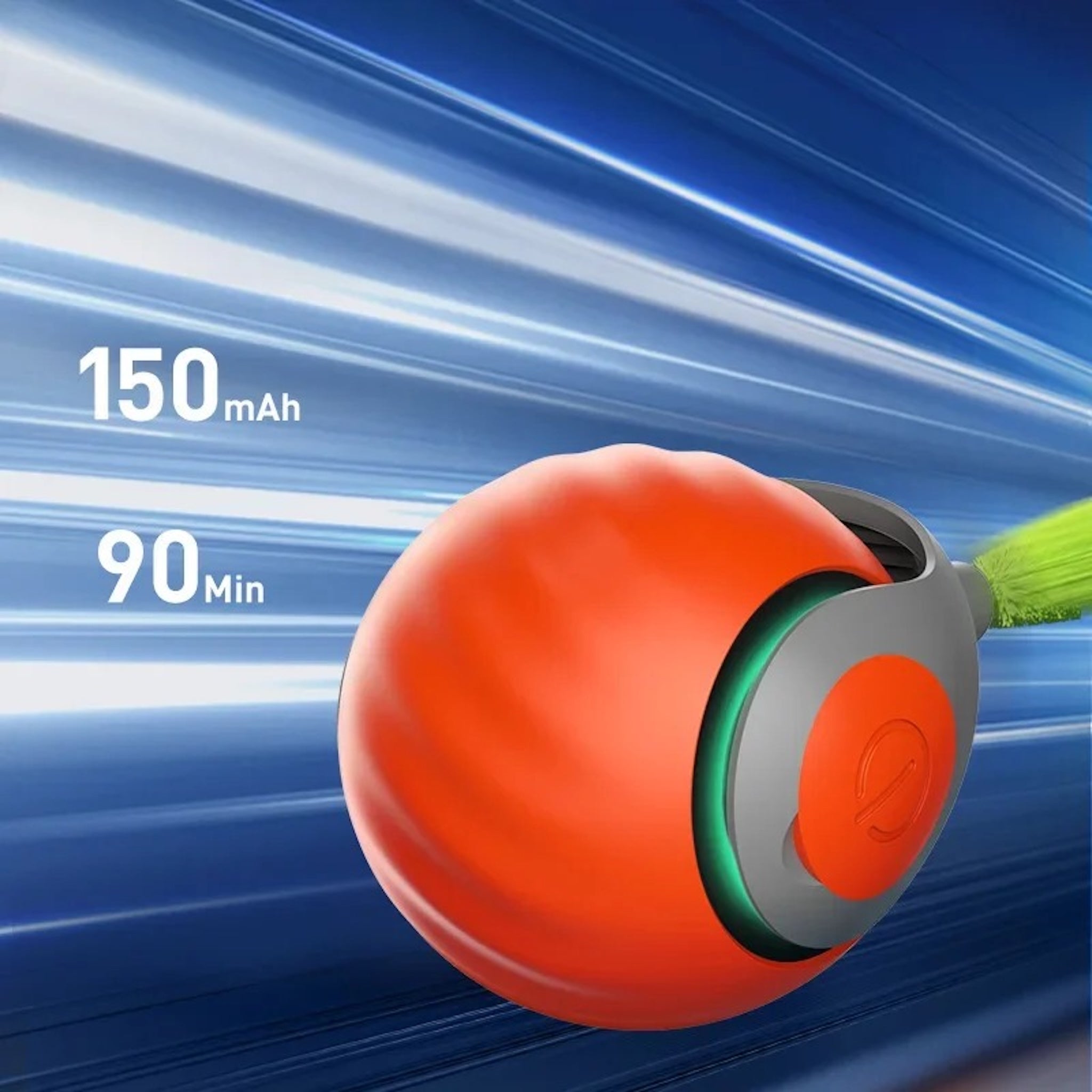 Slimme Interactieve Kattenbal - Automatisch Rollend Speeltje met Veren